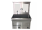 Roestbestendige cleanroom-apparatuur Knie-bediende medische roestvrijstalen handwasgootsteen