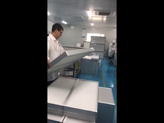 MERV16 V-bank cel HEPA media filter met ABS kunststof frame 14 m² oppervlakte