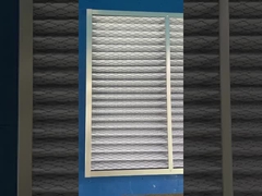 Efficiëntie Gepleteerd Panel Luchtreiniger Filter 46mm/96mm G4 Rating 5um Porositeit