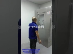 Farmaceutische industriële klasse 100 cleanroom luchtdouche met roestvrijstalen sproeiers