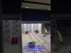 Energie-efficiëntie Cargo Air douche kamer met snelle roldeur 3 zijden blazen weg