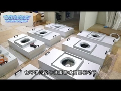 Standaard/op maat gemaakte ventilatorfiltereenheid met HEPA-filtertype 50W stroomverbruik