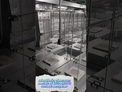 Gegalvaniseerde plaat ventilator filter unit met 125 kg gewicht en laag geluidsniveau van 45 dB