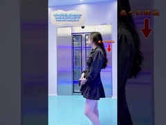 Automatische inductie deurs goederen luchtdouche tunnel drie - zijdig aanpasbaar