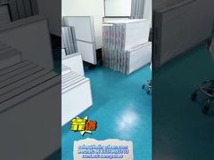 Smeltlijm Mini-plooien Glasvezel Media HEPA Luchtfilter voor de Farmaceutische Industrie Showcase