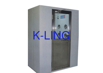 Enige of Dubbele Persoonscleanroom Luchtdouche Koudgewalste Plaat Materiële 1.2KW