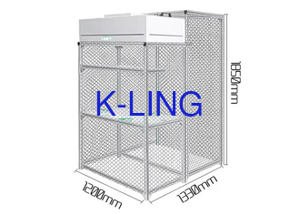 Gepersonaliseerde eenrichtings / niet-eenrichtings Softwall Cleanroom Booths