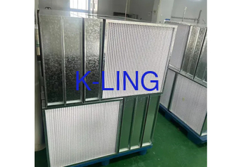 ULPA-kwaliteit Aluminium legering Framed Air Purifier Filter Met Glasvezel Filtratie