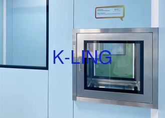 Elektronisch slot Cleanroom Pass Box voor laserproces en 600 * 600 * 600 mm interne werkzone