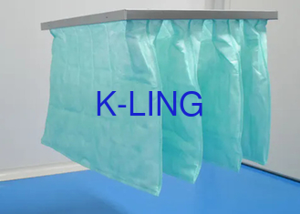 Synthetische vezel media zakluchtfilter Middel filter rating voor de bestrijding van lucht overgedragen allergenen