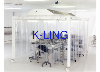 EBM-Cleanroom van Softwall van het Ventilatorlaboratorium Modulaire/het Ziekenhuisklasse 10000 Schone Zaal