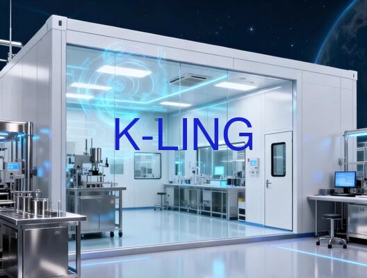 Hardwall Modulaire Cleanroom met Dubbellaags Vacuüm Organisch Glasraam en Glas Magnesium Steenwol Sandwichpaneel voor ISO5 ISO6 ISO7 ISO8 Zuivering