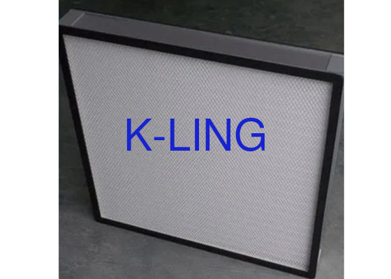 24x24 inch mini pleat HEPA luchtfilter met aluminium frame en H12-H14 efficiëntie voor luchtzuivering
