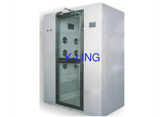 Enige of Dubbele Persoonscleanroom Luchtdouche Koudgewalste Plaat Materiële 1.2KW