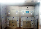 PLC-besturing Zilveren dispensatiebooth met aangepaste capaciteit en afmetingen