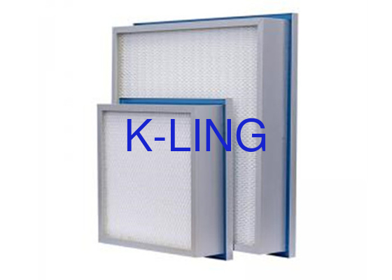 HEPA-luchtfilter met AB-lijmzegel EVA-pakking 99,97% efficiëntie Mini-pleatontwerp