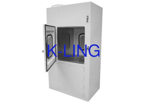 Air Shower Pass Box met UV-lamp en HEPA-filter Meer dan 25m/s luchtsnelheid