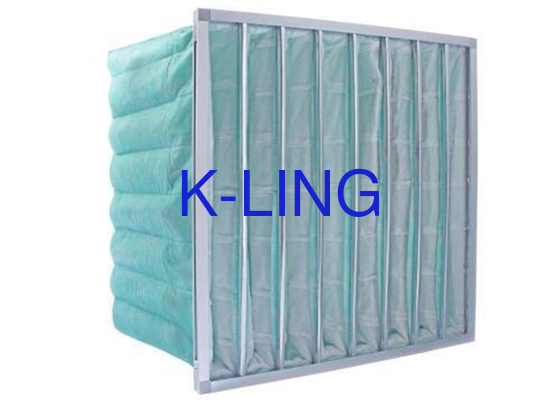 Vochtigheid Synthetische glasvezel Filterzak Filterzak Luchtfilter met gegalvaniseerd stalen frame