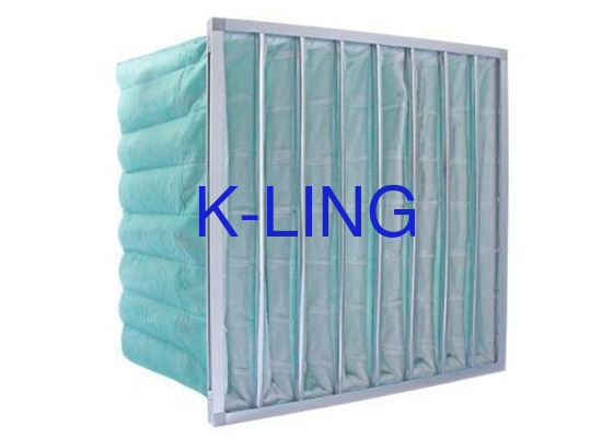 Vochtbestendige synthetische vezel zakluchtfilter met aluminium frame