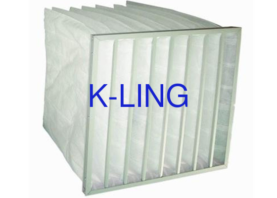 80% luchtvochtigheid Pocket Air Filter met aluminium frame en synthetische vezels