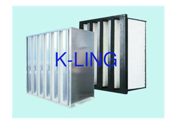 V-celfilter - stofhoudend vermogen 18 m2 Consistente filtratie F9 Efficiëntie