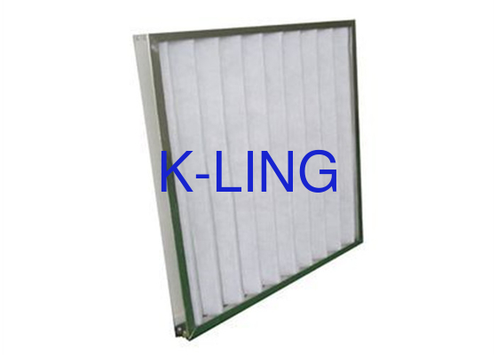 Industriële filtratie Gepleteerd G4-F9 filter met gegalvaniseerd frame en aangepaste maat