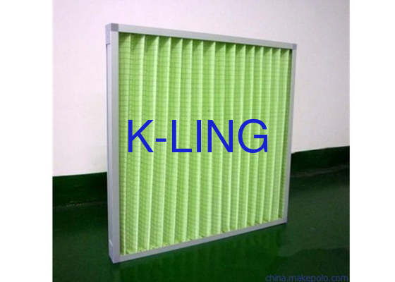 Industriële filtratie Gepleteerd G4-F9 filter met gegalvaniseerd frame en aangepaste maat