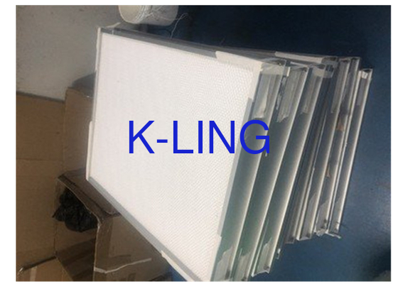 Op maat gemaakte ≤100.C warm smelten Kleefmiddel Mini Pleated Aluminium Alloy ULPA Air Filter
