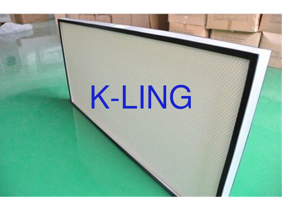 Op maat gemaakte ≤100.C warm smelten Kleefmiddel Mini Pleated Aluminium Alloy ULPA Air Filter