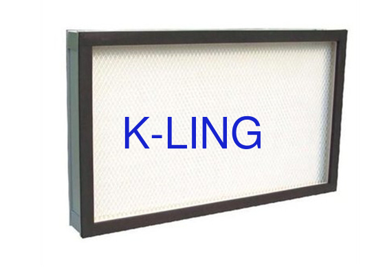 Lange levensduur CE gecertificeerd aluminium legering glasvezel mini pleat ULPA luchtfilter