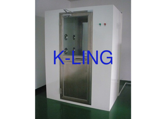 UV-lamp en LED-verlichting Cleanroom Air Douche Tunnel met maat