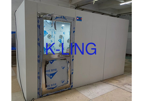 UV-lamp en LED-verlichting Cleanroom Air Douche Tunnel met maat