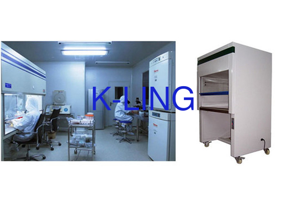 99.99% Efficiëntie Klasse II Verticale Laminar Flow Bench Met 650mm Hoogte Stand