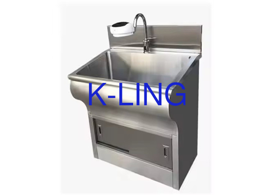 Automatische kraan Commerciële schoonruimte Wasbak met zeepdispenser