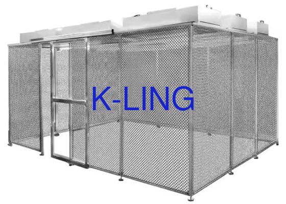 Gepersonaliseerde grootte Softwall Clean Room met aluminium frame en PVC film voor gecontroleerde omgevingen