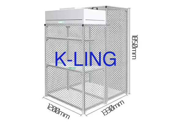 Aluminiumframe Laminar Flow Booth Laminar Flow Cleanroom H13-H14 HEPA filter