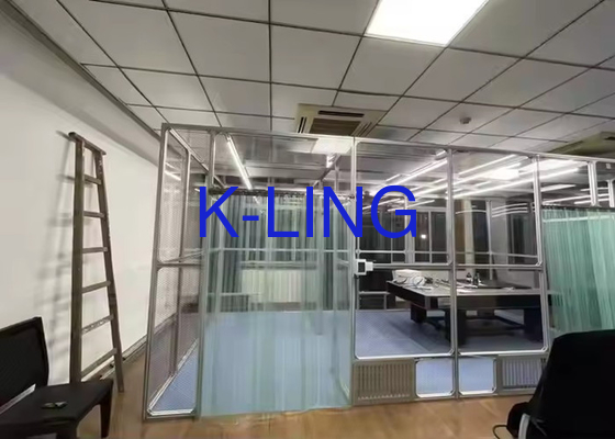 4.0m*2.0m*2.2m Modulaire Clean Booth Met 99,99% Efficiëntie HEPA Filtratiesysteem