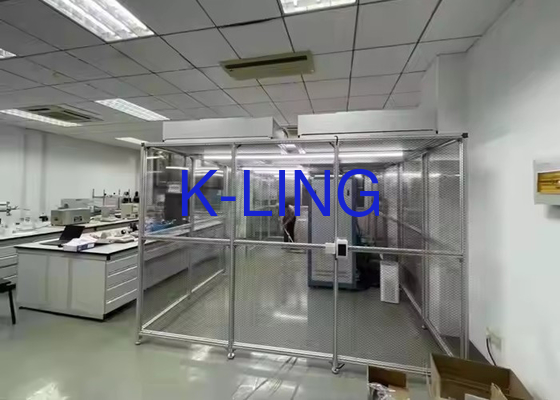 4.0m*2.0m*2.2m Modulaire Clean Booth Met 99,99% Efficiëntie HEPA Filtratiesysteem