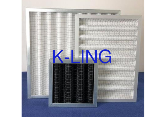 Op maat gemaakte gevlegde prefilter met 96 mm dunheid en op maat gemaakte metalen frame
