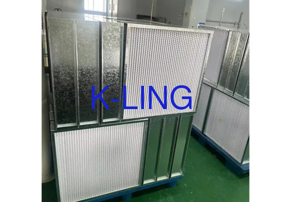 ULPA-kwaliteit Aluminium legering Framed Air Purifier Filter Met Glasvezel Filtratie