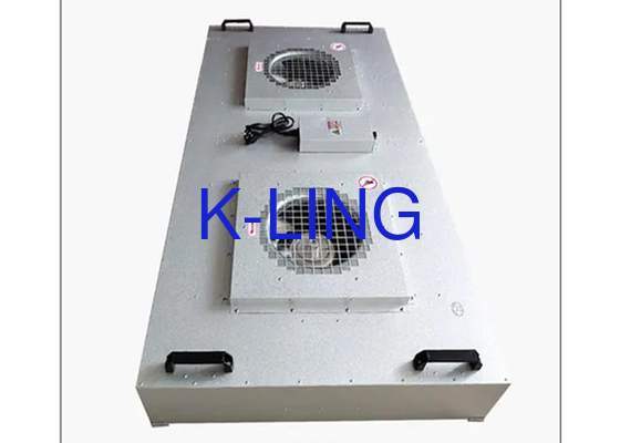 Industriële ventilatorfiltereenheid 650 X 650 X 350 mm Wit voor gecontroleerde omgeving