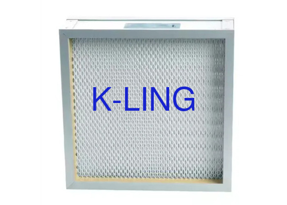 Mini pleats HEPA-filter met clapboard voor effectieve filtratieprestaties