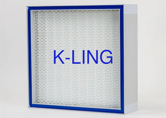 AB Glue Seal HEPA luchtfilter met 99,97% filterefficiëntie en 0,45m/s luchtsnelheid