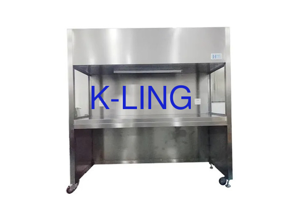 Aanpasbare laminaire stroombank met 650 mm hoge basis en 2600x2400 mm grote