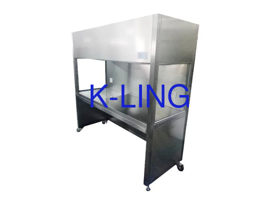 Aanpasbare laminaire stroombank met 650 mm hoge basis en 2600x2400 mm grote