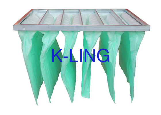 Multi-pocketfilters voor airconditioning met een hoog luchtvolume van 2500 m3/h en een gemakkelijke installatie