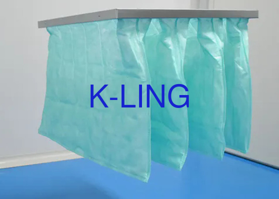 Synthetische vezel media zakluchtfilter Middel filter rating voor de bestrijding van lucht overgedragen allergenen