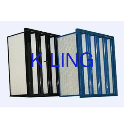 Plastic Frame V Bank Filter voor het filteren van schoonruimte en prestaties in industriële omgevingen