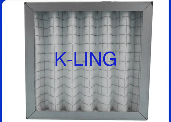 Primary Panel Furnace Pleated Pre Filter HVAC Air Filter Voor Schone Kamer
