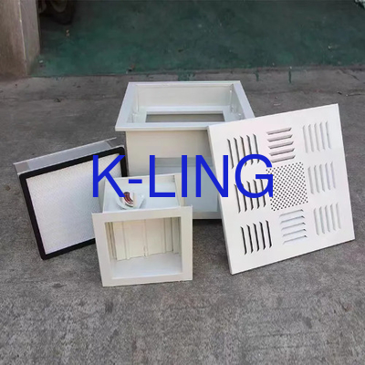 Neopreen Seal HEPA Filter Box In Steel Cabinet Material Voor Temperatuurbereik 32-140 graden Fahrenheit Compact Design